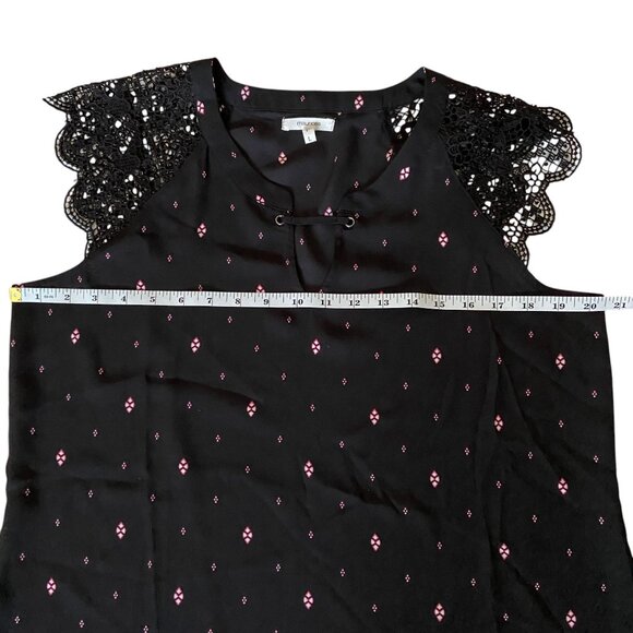 Maurices Women's Black Patterned Blouse Size Large - Picture 9 of 9